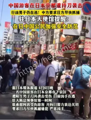 日本多地中国公民遇袭