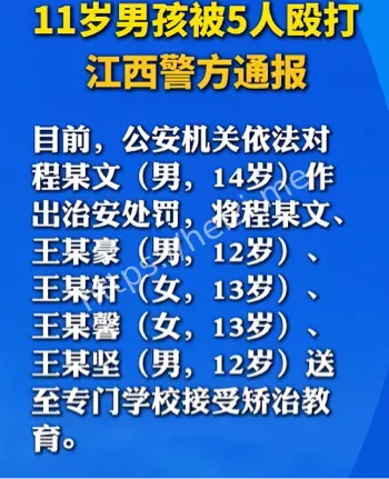 11岁男孩霸凌