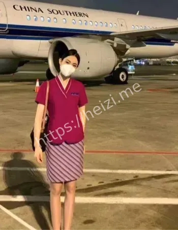 东方航空实习生酒店亲热照