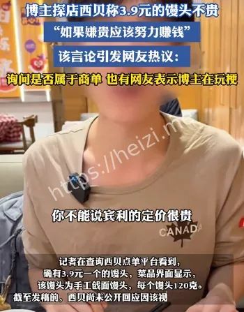 网红探店西贝3.9元馒头