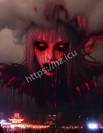 灯展前怪云现形