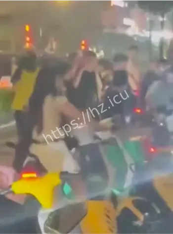 南宁街头交通堵塞