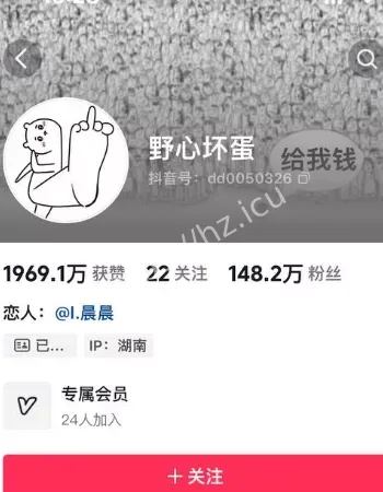 抖音百万粉丝网红