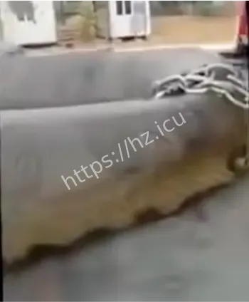 巴西公路巨蟒引发大堵车